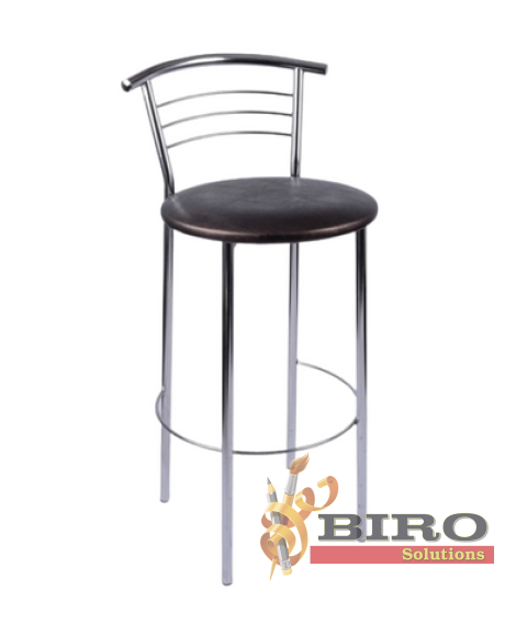 Scaun bar Marco Hoker Chrome,negru
